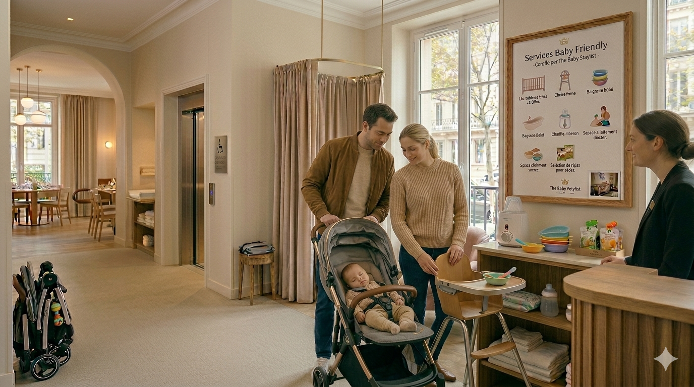 Comment reconnaître un véritable hôtel baby friendly avant de réserver